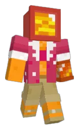 west side and laser Minecraft skin — Classic model — first worn by soupmugs
