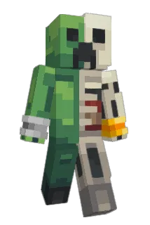 3DGlass8 Minecraft avatar full body