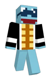 3Squirtle Minecraft avatar full body