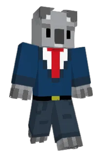 3_BOrange Minecraft avatar full body