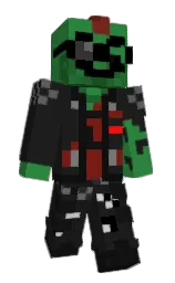 cod gray and sea green Minecraft skin — Classic model — first worn by georgi_v106