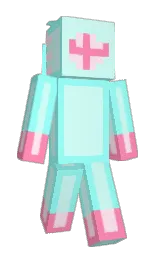anakiwa and frosted mint Minecraft skin — Slim model — first worn by SALTZIE