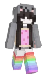manatee and santas gray Minecraft skin — Slim model — first worn by qKhoi