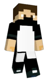 Racerrai's Minecraft skin wearing the Migrator cape
