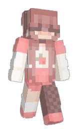 _Intense's Minecraft skin wearing the Cherry Blossom cape