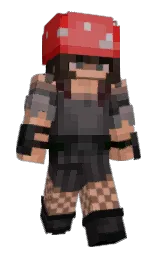 my pink and cardinal Minecraft skin — Slim model