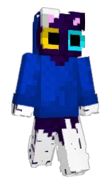 white and tolopea Minecraft skin — Slim model — first worn by Kefir112