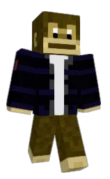 black russian and violet Minecraft skin — Classic model — first worn by Monker8