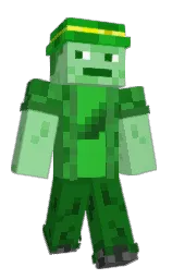 granny smith apple and bilbao Minecraft skin — Classic model