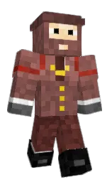 omgitrealcasey's Minecraft skin wearing the Copper cape