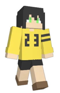 Front of milktya's skin