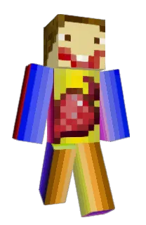Front of venomasik's skin