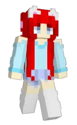 concrete and barley white Minecraft skin — Slim model