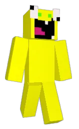 yellow Minecraft skin — Classic model