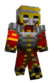 Front of Quandingle's skin