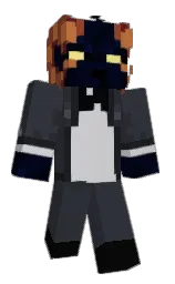 tuna and blue charcoal Minecraft skin — Classic model