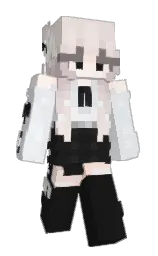 cod gray and dawn pink Minecraft skin — Slim model — first worn by Yutong__
