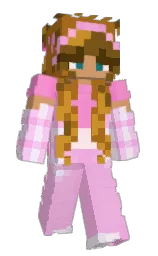 BestAnet's Minecraft skin wearing the Cherry Blossom cape