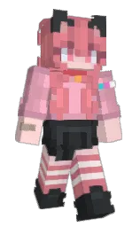 shark and charm Minecraft skin — Slim model — first worn by Puippy