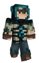bunker and judge gray Minecraft skin — Classic model — first worn by Khanivxre