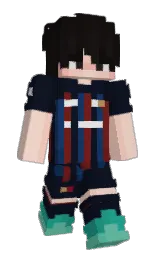Mavtinn's Minecraft skin wearing the Menace cape