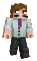 Bortikl's Minecraft skin wearing the Pan cape