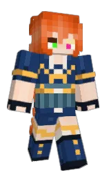 biscay and dairy cream Minecraft skin — Slim model — first worn by Domo_Doki