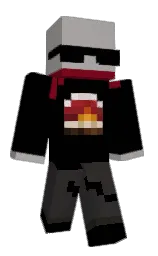 RedBadger_'s Minecraft skin wearing the Migrator cape