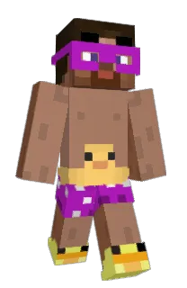 Front of SachaPvP's skin