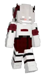 Bricett's Minecraft skin wearing the Menace cape