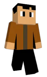 black and korma Minecraft skin — Classic model — first worn by St_Dan