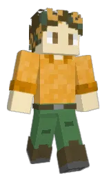 hippie green and wheat Minecraft skin — Classic model — first worn by MoldyLemon8_8