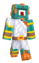 Vaxxer's Minecraft skin wearing the Pan cape