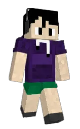 Y0UQ1's Minecraft skin wearing the 15th Anniversary cape