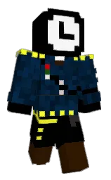black and brown pod Minecraft skin — Slim model — first worn by XDemonSlayerz