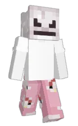 white and wild sand Minecraft skin — Slim model
