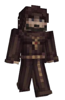 Front of Hagrast's skin