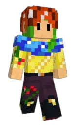 Rebuckaroo's Minecraft skin wearing the Migrator cape