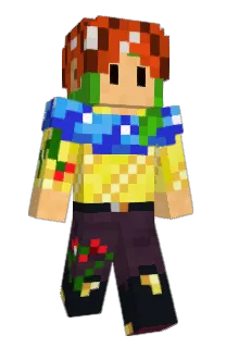 Front of Rebuckaroo's skin