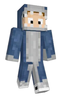 Front of Lnad's skin