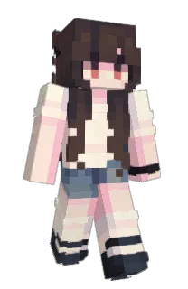 Front of Dahwia's skin