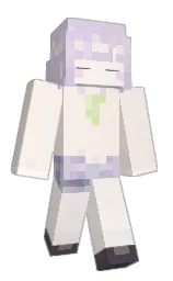 uyuyuu_'s Minecraft skin wearing the Pan cape