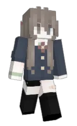 squirrel and river bed Minecraft skin — Slim model — first worn by 0598