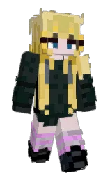 Nononkoga's Minecraft skin wearing the Cherry Blossom cape