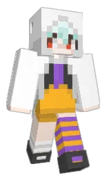 white and my sin Minecraft skin — Classic model