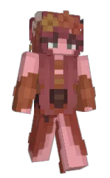 rosegoldrach's Minecraft skin wearing the Migrator cape