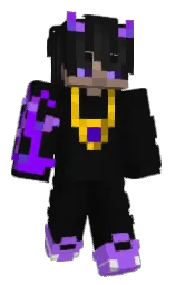 cod gray and heliotrope Minecraft skin — Classic model — first worn by puchatek2122