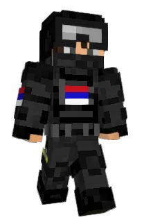 Front of MatejaHDGaming's skin