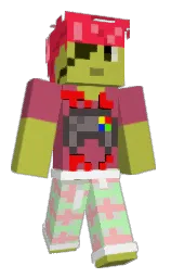 MushyDyce's Minecraft skin wearing the Cherry Blossom cape