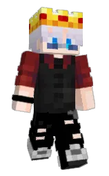 black and heavy metal Minecraft skin — Slim model